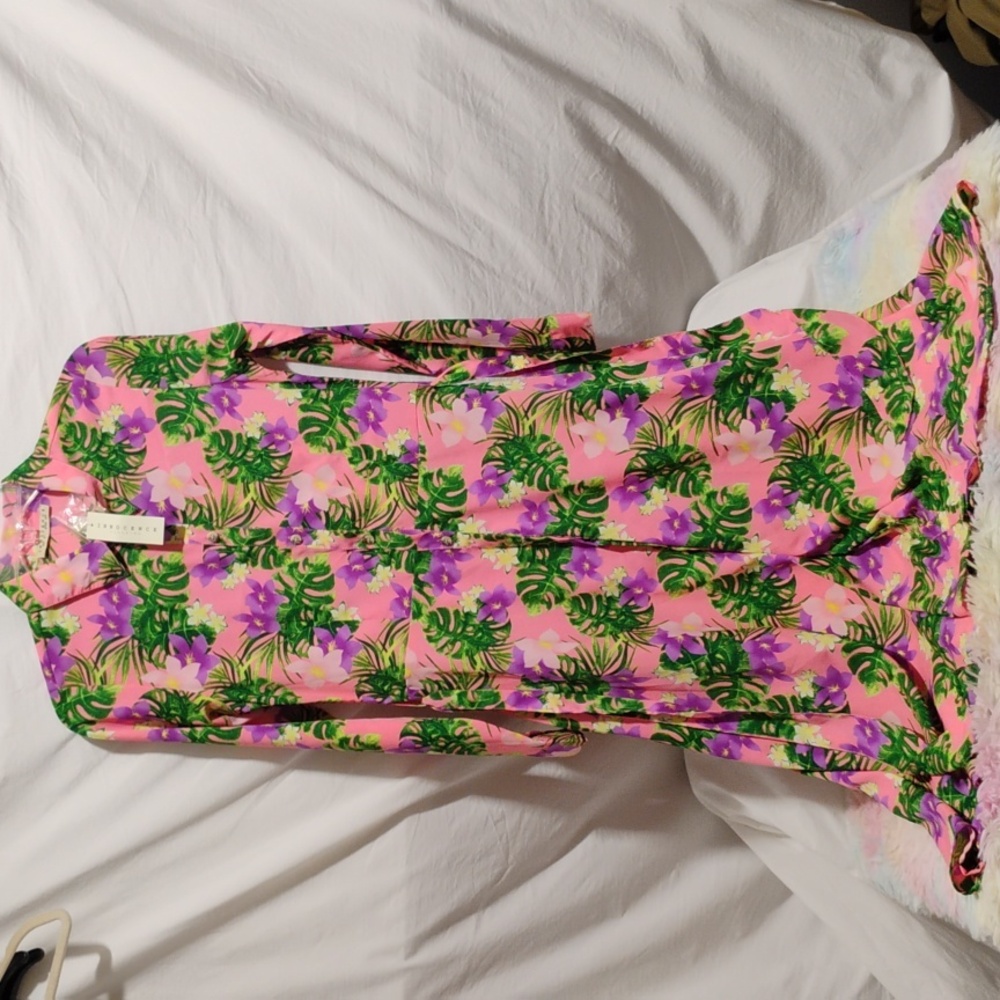 (X4) SALE! NWT Innocence Floral Print Midi Spring/Summer Dress Sz.8/36